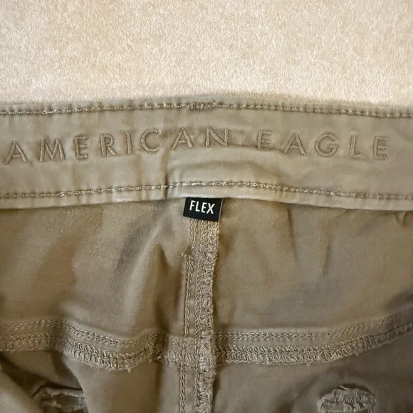 American Eagle Outfitters Khaki Flex Pants 38x34 - Picture 4 of 6